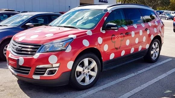 Walt Disney World Resort Minnie Van Service