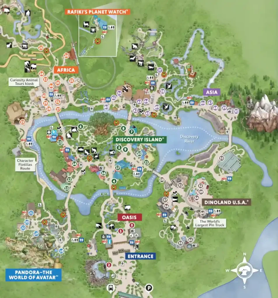 Animal Kingdom Map