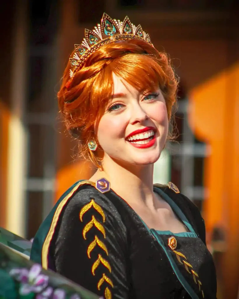 anna frozen Epcot photo autograph