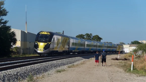 Brightline train in Florida