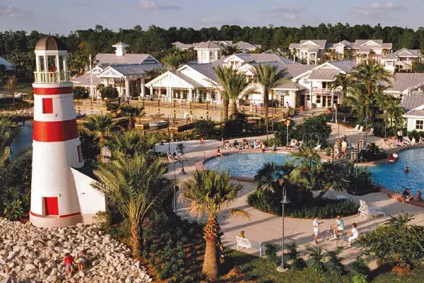 Disney's old key west. Disney World resort hotel view