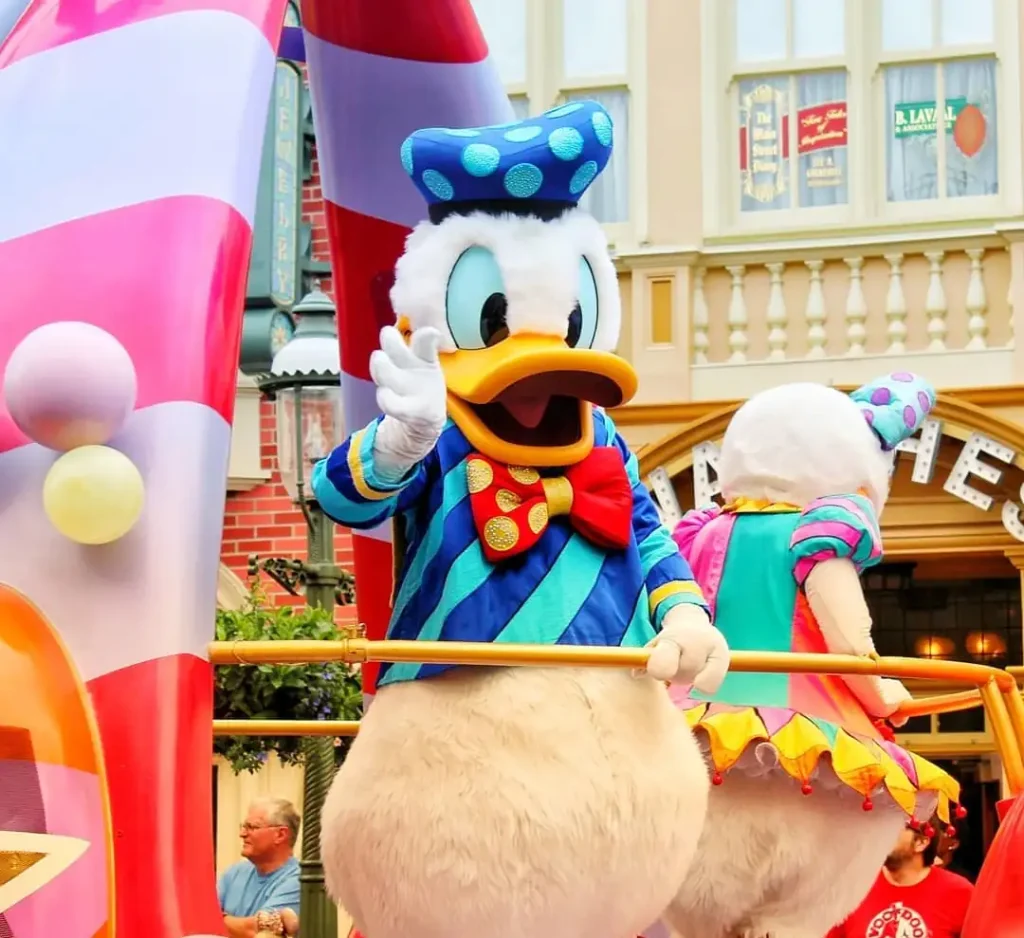 Donald Parades at Disney World