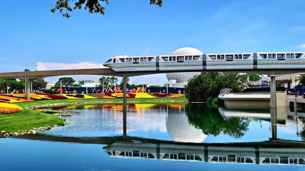 Explore the parks by monorail Disney single day ticket