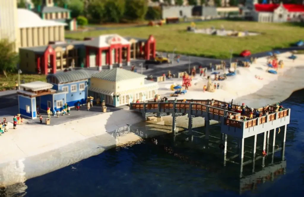 Legoland Pier build in the Theme Park