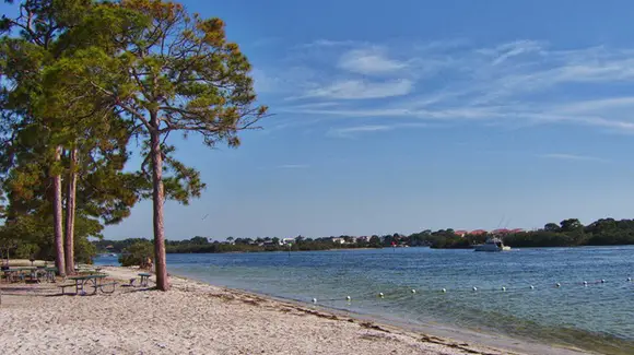 Anclote Park Beach in the Spring