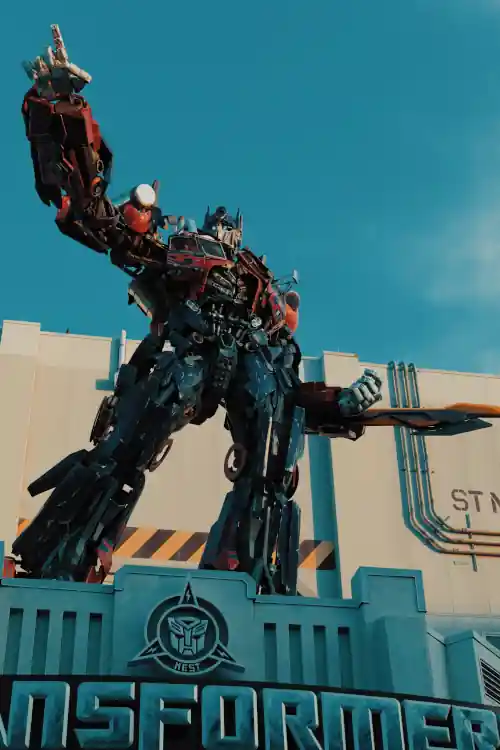 Transformers building Universal Studios
