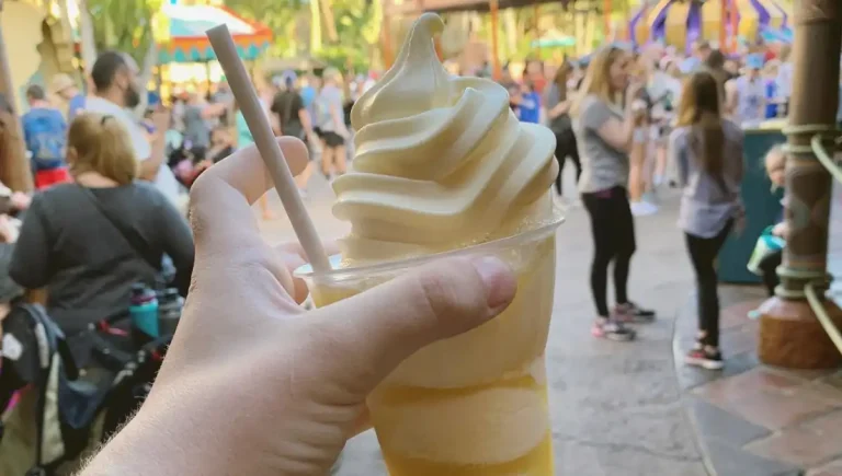 Pineapple Dole Whip at Disney World Magic Kingdom